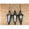 Image 8 : (3) COMMAND C6C4-0020 CAT 50 TOOL HOLDER W/ MISC. TOOLING