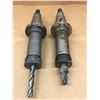 Image 1 : (2) COMMAND C6C6-1000 CAT 50 TOOL HOLDER W/ MISC. TOOLING