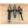 Image 1 : (3) COMMAND MISC. CAT 50 TOOL HOLDER W/ MISC. TOOLING * SEE PICS FOR PART #*