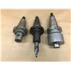 Image 1 : (3) COMMAND MISC. CAT 50 TOOL HOLDER W/ MISC. TOOLING * SEE PICS FOR PART #*