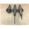 Image 1 : (3) COMMAND MISC. CAT 50 TOOL HOLDER W/ MISC. TOOLING * SEE PICS FOR PART #*