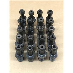 (20) MISC. COOLANT THROUGH CAT 40 PULL STUD / RETENTION KNOB *SEE PICS FOR PART #*