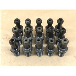 (15) MISC. COOLANT THROUGH CAT 40 PULL STUD / RETENTION KNOB *SEE PICS FOR PART #*