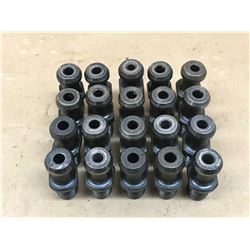 (20) MISC. COOLANT THROUGH CAT 40 PULL STUD / RETENTION KNOB *SEE PICS FOR PART #*