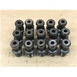 (15) MISC. COOLANT THROUGH CAT 40 PULL STUD / RETENTION KNOB *SEE PICS FOR PART #*