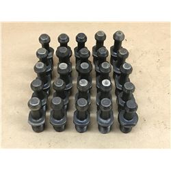 (25) MISC. CAT 40 PULL STUD / RETENTION KNOB *SEE PICS FOR PART #*