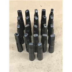 (22) MISC. MORSE TAPER SPLIT SLEEVE DRILL & REAMER DRIVER *VARIOUS SIZES*