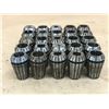 Image 2 : (25) MISC. ER 20 COLLET *VARIOUS SIZES SEE PICS*
