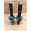 Image 6 : (2) SKULLY-JONES 6A 848975 .375 & 6A 848976 .500 CAT 50 TOOL HOLDER