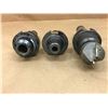 Image 2 : (3) ISCAR MISC. CAT 50 TOOL HOLDER W/ INGERSOLL 15N1Z0886R02 END MILL*SEE PICS FOR PART #*