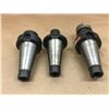 Image 3 : (3) ISCAR MISC. CAT 50 TOOL HOLDER W/ INGERSOLL 15N1Z0886R02 END MILL*SEE PICS FOR PART #*