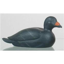 Decoy model miniature common scoter by Jess Black