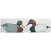 Image 1 : Lot of two miniature balsa decoy models made in t