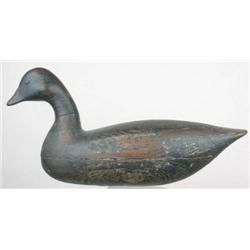 Hollow tack eye brant decoy by Harry V. Shourds, 