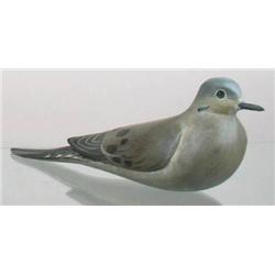 Dove decoy by Dave Rhodes, NJ Turned head with a 