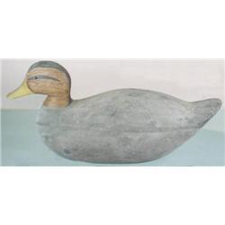 Oversized Mason like factory black duck with soli