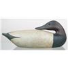 Image 1 : Rare sleeping canvasback drake decoy by Charles W