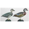 Image 1 : Miniature pair of wood ducks by James Lapham. Spl