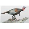 Image 1 : Exquisite miniature of a tom turkey mounted on a 