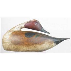 Antiqued preening pintail drake made in the A. E.