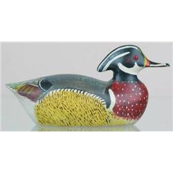 Rare miniature wood duck by George Boyd, Seabrook