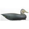 Image 1 : Hollow black duck decoy by Moss Cramer, NJ in old