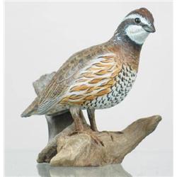 Miniature quail by Steve Weaver with the head coc