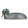 Image 1 : Swimming bobtail black duck decoy from Ohio or Mi