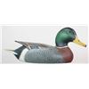 Image 1 : Mallard Drake decoy made of balsa wood with a tur