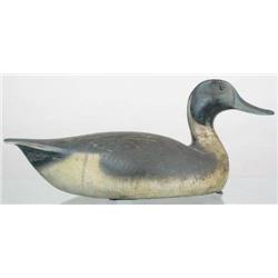 Turned head pintail drake decoy by the Ward Broth