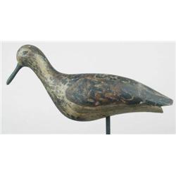 SCULPTURAL split tail plover decoy ca 1890-1900 i