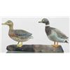 Image 1 : Miniature pair of mallards on a single driftwood 