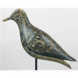 Boldly carved plump black-bellied plover ca 1900 