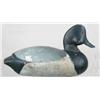 Image 1 : Solid body bluebill drake decoy with carved wing 