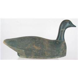 Rare self bailing model brant decoy with glass ey