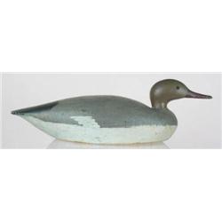 Red breasted merganser hen decoy by Henry Keyes C