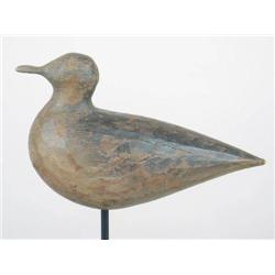 PLUMP CHIP CARVED knot decoy in winter plumage fr