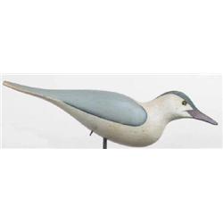 Common tern decoy with glass eyes. XOP signed J.C