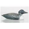 Image 1 : Miniature Common Loon decoy model with a gummed p