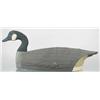 Image 1 : Rare early canvas over frame Canada goose decoy b