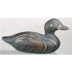 Harlequin drake decoy with great design, beautifu