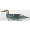 Image 1 : Rare solid body, red breasted merganser hen decoy