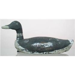 Primitive example of a brant decoy used at the fa