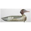 Image 1 : Merganser hen decoy with tack eyes and a narrow h