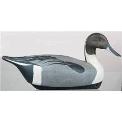 Working pintail drake decoy by Ken Harris, Woodvi