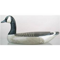 Impressive Canada goose decoy by noted MI carver 