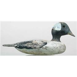 Relic Stevens Factory bufflehead drake decoy in o