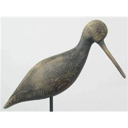 Curlew from LI with a carved eye and a V carved 