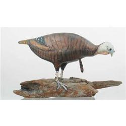 Miniature of a wild tom turkey by the late Ralph 