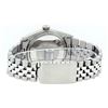 Image 5 : Rolex Mens Stainless Steel Black Diamond 36MM Datejust Wristwatch